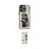 ieg™ iPhone 14 Pro Kılıf Siluet Modern Özel Seri - Siyah 20D Premium Cam Ekran Koruyucu
