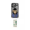 ieg™ iPhone 14 Pro Kılıf Siluet Modern Özel Seri - Siyah 20D Premium Cam Ekran Koruyucu