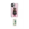 ieg™ iPhone 14 Pro Kılıf Siluet Modern Özel Seri - Siyah 20D Premium Cam Ekran Koruyucu