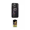 ieg™ iPhone 14 Pro Kılıf Siluet Modern Özel Seri - Siyah Buffer Cam Ekran Koruyucu