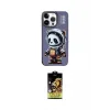 ieg™ iPhone 14 Pro Kılıf Siluet Modern Özel Seri - Siyah Buffer Cam Ekran Koruyucu