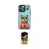 ieg™ iPhone 14 Pro Kılıf Siluet Modern Özel Seri - Siyah Buffer Cam Ekran Koruyucu