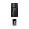 ieg™ iPhone 14 Pro Kılıf Siluet Modern Özel Seri - Siyah Buffer Hayalet Cam Ekran Koruyucu