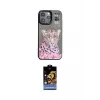 ieg™ iPhone 14 Pro Kılıf Siluet Modern Özel Seri - Siyah Buffer Hayalet Cam Ekran Koruyucu
