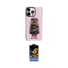 ieg™ iPhone 14 Pro Kılıf Siluet Modern Özel Seri - Siyah Buffer Hayalet Cam Ekran Koruyucu