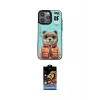 ieg™ iPhone 14 Pro Kılıf Siluet Modern Özel Seri - Siyah Buffer Hayalet Cam Ekran Koruyucu