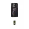 ieg™ iPhone 14 Pro Kılıf Siluet Modern Özel Seri - Siyah Joko Magic 5D Hayalet Cam