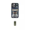 ieg™ iPhone 14 Pro Kılıf Siluet Modern Özel Seri - Siyah Joko Magic 5D Hayalet Cam