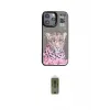 ieg™ iPhone 14 Pro Kılıf Siluet Modern Özel Seri - Siyah Joko Magic 5D Hayalet Cam