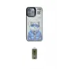 ieg™ iPhone 14 Pro Kılıf Siluet Modern Özel Seri - Siyah Joko Magic 5D Hayalet Cam
