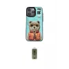 ieg™ iPhone 14 Pro Kılıf Siluet Modern Özel Seri - Siyah Joko Magic 5D Hayalet Cam