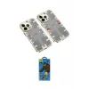 ieg™ iPhone 14 Pro Kılıf Ufuk Doku Prime - Siyah 18D Cam Ekran Koruyucu