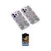 ieg™ iPhone 14 Pro Kılıf Ufuk Doku Prime - Siyah Buffer Hayalet Cam Ekran Koruyucu