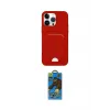 ieg™ iPhone 14 Pro Kılıf Vadi Çizgi Prime - Siyah 18D Cam Ekran Koruyucu