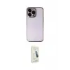 ieg™ iPhone 14 Pro Kılıf Vadi Minimal - Şeffaf Pasifik Cam Ekran Koruyucu