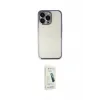 ieg™ iPhone 14 Pro Kılıf Vadi Minimal - Şeffaf Pasifik Cam Ekran Koruyucu