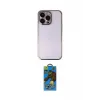 ieg™ iPhone 14 Pro Kılıf Vadi Minimal - Siyah 18D Cam Ekran Koruyucu