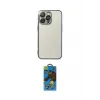 ieg™ iPhone 14 Pro Kılıf Vadi Minimal - Siyah 18D Cam Ekran Koruyucu