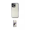 ieg™ iPhone 14 Pro Kılıf Vadi Minimal - Siyah Bilvis 3D Mat Cam Ekran Koruyucu