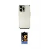 ieg™ iPhone 14 Pro Kılıf Vadi Minimal - Siyah Buffer Hayalet Cam Ekran Koruyucu