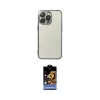 ieg™ iPhone 14 Pro Kılıf Vadi Minimal - Siyah Buffer Hayalet Cam Ekran Koruyucu