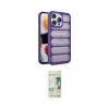 ieg™ iPhone 14 Pro Kılıf Yadigar Doku Özel Seri - Siyah 20D Premium Cam Ekran Koruyucu