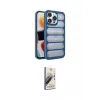 ieg™ iPhone 14 Pro Kılıf Yadigar Doku Özel Seri - Siyah Bilvis 3D Mat Cam Ekran Koruyucu