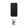 ieg™ iPhone 14 Pro Kılıf Yadigar Klasik - Siyah Bilvis 3D Mat Cam Ekran Koruyucu