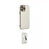 ieg™ iPhone 14 Pro Kılıf Yankı Serisi - Şeffaf Pasifik Cam Ekran Koruyucu