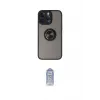 ieg™ iPhone 14 Pro Kılıf Yörünge Çizgi - Siyah Joko Magic 5D Cam
