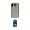 ieg™ iPhone 14 Pro Max Kılıf Ahenk Çizgi Prime - Siyah 18D Cam Ekran Koruyucu