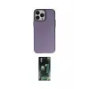 ieg™ iPhone 14 Pro Max Kılıf Ahenk Çizgi Prime - Siyah 360 Mat Full Body Arka Koruyucu
