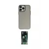 ieg™ iPhone 14 Pro Max Kılıf Ahenk Çizgi Prime - Siyah 360 Mat Full Body Arka Koruyucu