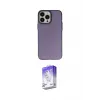 ieg™ iPhone 14 Pro Max Kılıf Ahenk Çizgi Prime - Siyah Bilvis 5in1 3D Magic Cam Ekran Koruyucu