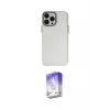 ieg™ iPhone 14 Pro Max Kılıf Ahenk Çizgi Prime - Siyah Bilvis 5in1 3D Magic Cam Ekran Koruyucu