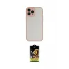ieg™ iPhone 14 Pro Max Kılıf Ahenk Çizgi Serisi - Siyah Buffer Cam Ekran Koruyucu