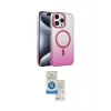 ieg™ iPhone 14 Pro Max Kılıf Ahenk Doku Özel Seri - Şeffaf Royal Nano Ekran Koruyucu