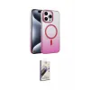 ieg™ iPhone 14 Pro Max Kılıf Ahenk Doku Özel Seri - Siyah Bilvis 3D Mat Cam Ekran Koruyucu