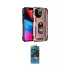 ieg™ iPhone 14 Pro Max Kılıf Ahenk Klasik Koleksiyonu - Siyah 18D Cam Ekran Koruyucu