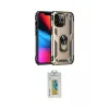 ieg™ iPhone 14 Pro Max Kılıf Ahenk Klasik Koleksiyonu - Siyah Polymer Nano Ekran Koruyucu