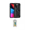 ieg™ iPhone 14 Pro Max Kılıf Ahenk Klasik Koleksiyonu - Siyah Polymer Nano Ekran Koruyucu