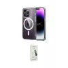 ieg™ iPhone 14 Pro Max Kılıf Ahenk Minimal Serisi - Şeffaf Pasifik Cam Ekran Koruyucu