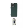 ieg™ iPhone 14 Pro Max Kılıf Ahenk Serisi - Siyah Bilvis Hayalet Cam Ekran Koruyucu