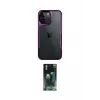 ieg™ iPhone 14 Pro Max Kılıf Akış Çizgi Koleksiyonu - Şeffaf 360 Full Body Arka Koruyucu