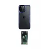 ieg™ iPhone 14 Pro Max Kılıf Akış Çizgi Koleksiyonu - Şeffaf 360 Full Body Arka Koruyucu