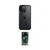 ieg™ iPhone 14 Pro Max Kılıf Akış Çizgi Koleksiyonu - Şeffaf 360 Full Body Arka Koruyucu