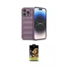 ieg™ iPhone 14 Pro Max Kılıf Atlas Koleksiyonu - Siyah Buffer Cam Ekran Koruyucu