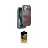 ieg™ iPhone 14 Pro Max Kılıf Atlas Minimal Özel Seri - Siyah Buffer Cam Ekran Koruyucu