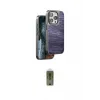 ieg™ iPhone 14 Pro Max Kılıf Atlas Minimal Özel Seri - Siyah Joko Magic 5D Hayalet Cam