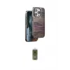 ieg™ iPhone 14 Pro Max Kılıf Atlas Minimal Özel Seri - Siyah Joko Magic 5D Hayalet Cam